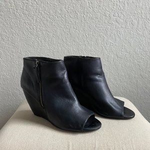 Peep Toe Ankle Boots